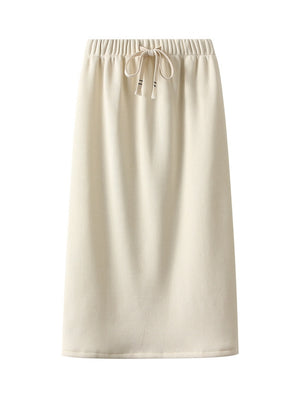 Women Corduroy Long Skirt