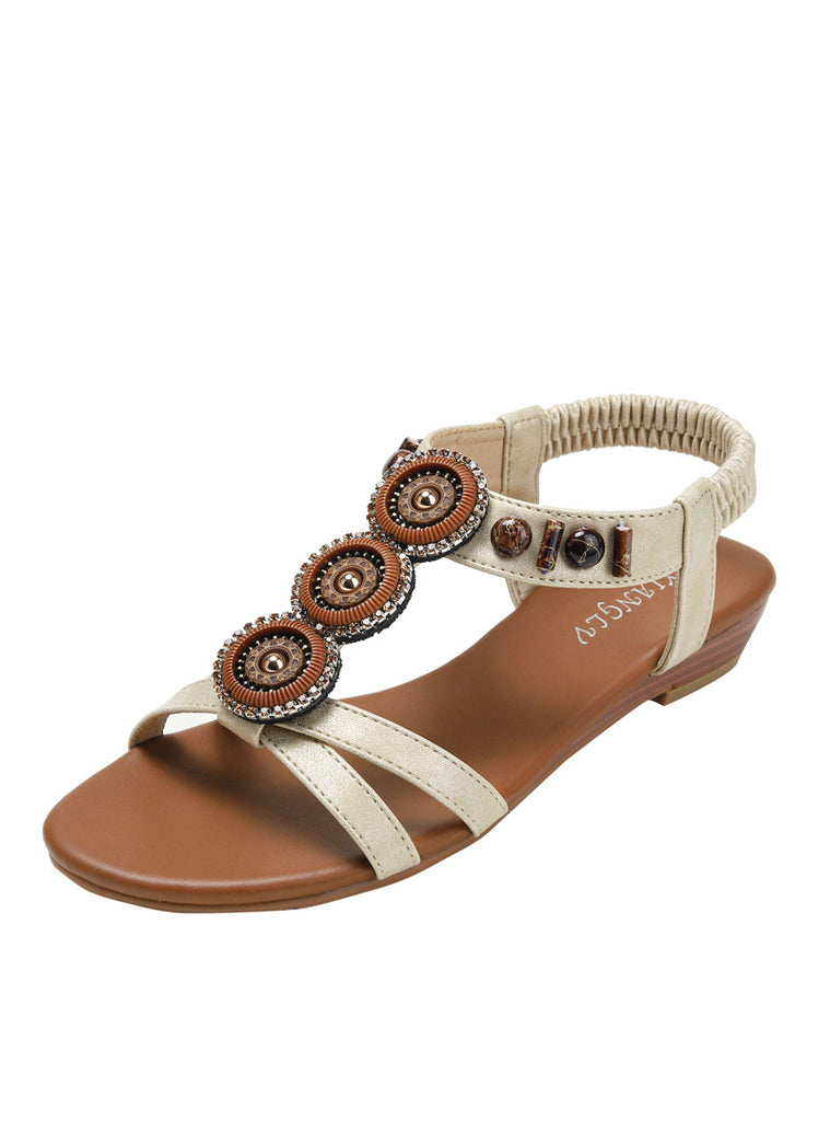 bohemian beaded sandals