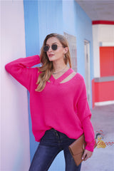 Loose Long-sleeved Pullover Knitted Sweater