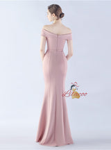 Mermaid Off the Shoulder Prom Dress