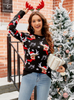 Jacquard Pullover Elk Christmas Sweater