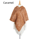 Thick Long Tassels Shawl Cloak