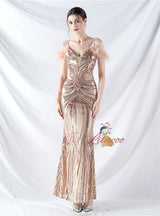 Sequins Mermaid Sequins Prom Dress