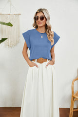 Round Neck Loose Short Sleeve T-shirt