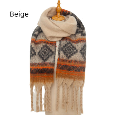 Jacquard Coarse Beard Scarf