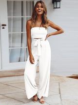 Casual Sexy Backless Slim Jumpsuit