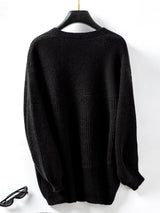 Casual Loose Knit Sweater Cardigan Coat