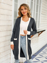 Long Plus Size Sweater Cardigan Coat
