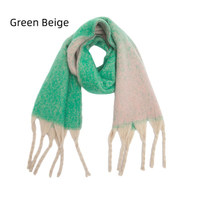 Thick Tassels Thickened Scarf
