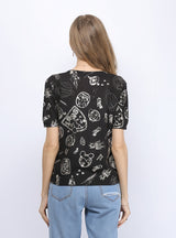 Retro Round Neck Turtleneck Sweater