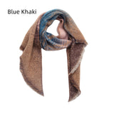 Winter Thick Striped Diagonal Scarf