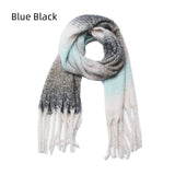 Thick Tassel Gradient Scarf Shawl