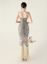 Mermaid Sequins Spaghetti Straps Prom Dress