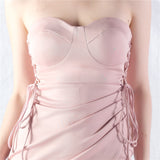 Mermaid Sweetheart Split Prom Dress