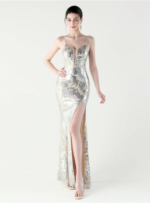 Sexy Mermaid Spaghetti Straps Prom Dress