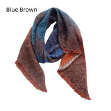 Winter Thick Striped Diagonal Scarf