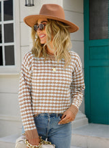 Round Neck Pullover Sweater