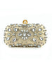 Rhinestone Hand Beaded Chain Clutch Bag