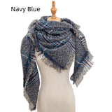 Bristle Large Plaid Square Scarf Shawl