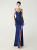 Mermaid Spaghetti Straps Split Prom Dress
