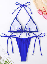 Sexy Thong Fishing Net Bikini Swimsuit