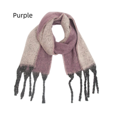 Thick Tassels Thickened Scarf