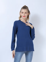 Hand-made Beaded V-neck Sweater