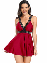 Women V-neck Print Bikini