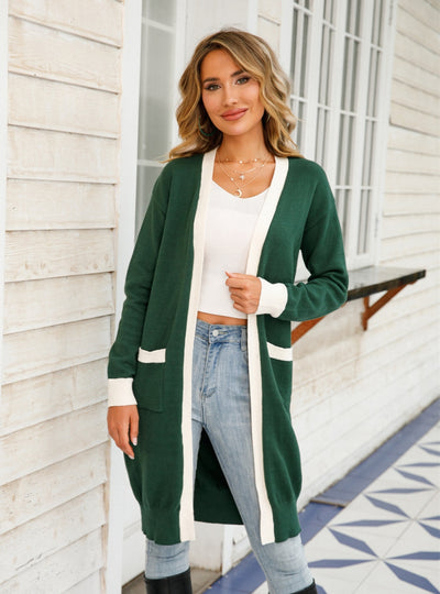Long Plus Size Sweater Cardigan Coat