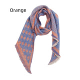 Thickened Jacquard Polka-dot Bevel Scarf