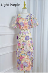 Heavy Industry Three-dimensional Flower Dress