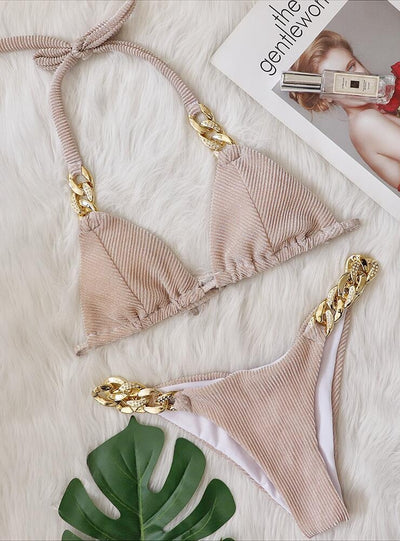 Women's Swimming Suit Low Waist Floral Scoop Neck