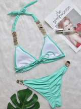 Split Strap Diamond Swimsuit