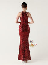 Memraid Sequins Beading Prom Dress