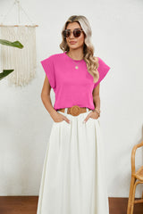 Round Neck Loose Short Sleeve T-shirt