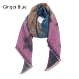 Jacquard Color Matching Star Bevel Scarf