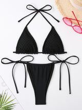 Sexy Thong Fishing Net Bikini Swimsuit