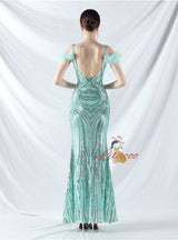 Sequins Mermaid Sequins Prom Dress