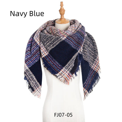 Fine Square Scarf Padded Scarf Shawl