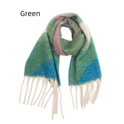 Thick Tassels Thickened Scarf