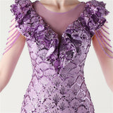 Mermaid Sequins Beading Prom Dress