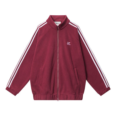 Women Retro Zipper Loose Coat