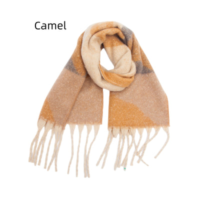 Thick Tassels Thickened Scarf