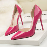 Shallow Mouth and Pointed Tips Thin-heeled Shoes