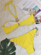 Luxury Crystal Diamond Chain Swimsuit