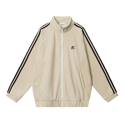 Women Retro Zipper Loose Coat