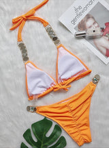 Split Strap Diamond Swimsuit
