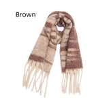 Thickened Jacquard Coarse Fringed Scarf