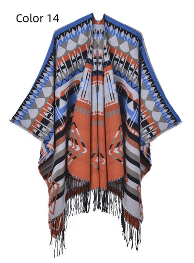 Bohemian Thickened Dual-purpose Scarf Cloak