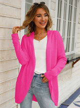 Women Cardigan Irregular Sweater Coat